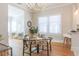 Dining room with hardwood floors and stylish round table at 2835 3Rd N Ave, St Petersburg, FL 33713