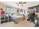 Bedroom with a bed, computer and decorative items at 3002 Mojave Oak Dr, Valrico, FL 33594