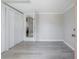 A large closet with sliding doors provides ample storage space in the bedroom at 3714 38Th N Ave, St Petersburg, FL 33713