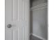 A view of the interior of a closet with a white shelf and rod for organization at 3714 38Th N Ave, St Petersburg, FL 33713