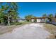 Exterior shot of a modest home with carport; gravel and green grass in the front yard at 3714 38Th N Ave, St Petersburg, FL 33713