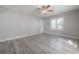 A spacious living room features gray walls, modern flooring, and lots of light at 3714 38Th N Ave, St Petersburg, FL 33713