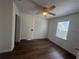 Bright bedroom featuring hardwood flooring and a ceiling fan at 760 18Th S Ave, St Petersburg, FL 33705