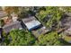 Aerial view of the property showcasing the home and backyard at 777 62Nd N Ave, St Petersburg, FL 33702