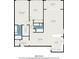 Detailed floorplan showcasing the layout of a 1577 sq ft home with kitchen, living room, bedrooms, and baths at 100 Bluff View Dr # 614A, Belleair Bluffs, FL 33770