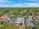 Aerial view of neighborhood with lush landscaping at 145 16Th Ne Ave, St Petersburg, FL 33704