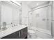 Modern bathroom with sleek vanity, glass-enclosed shower, and contemporary fixtures at 145 16Th Ne Ave, St Petersburg, FL 33704