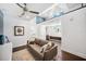 Bright living room featuring high ceilings, second-story access, and stylish decor for a modern feel at 145 16Th Ne Ave, St Petersburg, FL 33704