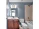 A well-lit full bathroom featuring a tub and single vanity at 2028 Kings Palace Dr # 202, Riverview, FL 33578
