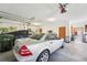 Two-car garage with finished ceiling, finished walls, and an automatic door at 2112 Laurence Dr, Clearwater, FL 33764