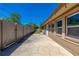 Property features a long walkway along the side yard between the house and the fence at 2121 Park N St, St Petersburg, FL 33710