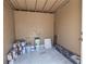A storage area features paint supplies and extra flooring materials at 2121 Park N St, St Petersburg, FL 33710
