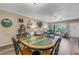 Inviting living room with a dining table and a comfortable seating area at 2401 Ecuadorian Way # 57, Clearwater, FL 33763