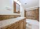 A clean bathroom with a bathtub and shower at 3105 S Canal Dr, Palm Harbor, FL 34684