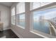 Bedroom windows offering beautiful waterfront views and natural light at 5351 Bridge St # 99, Tampa, FL 33611