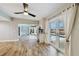 Open floorplan with kitchen, Florida room, access to outdoor pool, lots of light at 6109 Schooner Way, Tampa, FL 33615