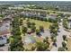 Aerial shot of a community park with basketball court and playground at 7326 Blue Beech Dr, Riverview, FL 33578