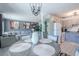 Open floorplan with dining area that flows into a cozy living room and updated kitchen at 8325 112Th St # 202, Seminole, FL 33772