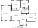 Detailed floor plan showcasing the layout with labeled rooms, dimensions, and total square footage for easy understanding at 10128 114Th N Ter, Largo, FL 33773