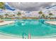 Resort-style community pool featuring lounge chairs and palm trees at 11432 Leland Groves Dr, Riverview, FL 33579