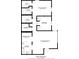 Detailed floor plan showcasing the layout of the home's rooms and dimensions at 1337 Pine Ridge E Cir # D2, Tarpon Springs, FL 34688