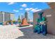 Spacious rooftop deck area for entertaining with seating and city views at 470 3Rd S St # 814, St Petersburg, FL 33701