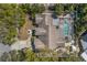 Birds eye view of a private home with a pool and lovely landscaped yard at 8236 36Th N Ave, St Petersburg, FL 33710