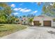Charming single-story home boasting a well-manicured lawn, mature palms, and a two-car garage at 8236 36Th N Ave, St Petersburg, FL 33710