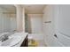 Bathroom featuring a sink, vanity, mirror, and bathtub with shower at 12220 Legacy Bright St, Riverview, FL 33578