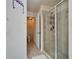Bathroom featuring a glass shower and a door to the water closet at 12220 Legacy Bright St, Riverview, FL 33578