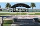 Beautiful community park with interactive water fountains, seating areas, and stunning lake views at 17533 Timberline Pkwy, Punta Gorda, FL 33982