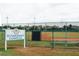 View of the Sunderman Complex ball field at CSA Palm Harbor, featuring a well-maintained field at 314 Ontario Ave, Crystal Beach, FL 34681