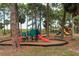 Fun playground with vibrant play structures including slides and climbing frames for outdoor enjoyment at 314 Ontario Ave, Crystal Beach, FL 34681