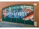 A colorful Safety Harbor mural showcasing local marine life and artistic flair at 550 7Th S St, Safety Harbor, FL 34695