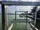 Metal boat lift on the waterway is ready to lift your boat out of the water at 575 Crystal Dr, Madeira Beach, FL 33708