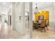 Elegant dining room featuring a decorative light fixture and ornate furniture at 1076 Paseo Del Rio Ne, St Petersburg, FL 33702