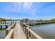 Stunning view of the boat dock at this beautifully maintained home at 1076 Paseo Del Rio Ne, St Petersburg, FL 33702