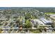 Panoramic aerial of homes near schools, showcasing community amenities and landscape at 11114 Freedom Way, Seminole, FL 33772