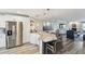 Open floor plan showcasing the kitchen and living room area at 156 117Th Ave, Treasure Island, FL 33706