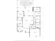 Detailed floor plan showcasing the layout of the home with four bedrooms, three bathrooms and a pool at 15909 39Th E Gln, Parrish, FL 34219
