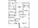Detailed floor plan showcasing the layout of the owner's suite, bedrooms, bathrooms, and game room on the upper level at 19445 Redwood Point Dr, Tampa, FL 33647