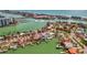Waterfront neighborhood with boat docks, multiple pools, and a serene coastal setting at 20 Bellevue Dr, Treasure Island, FL 33706