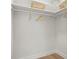 Walk-in closet with ample space for organizing clothes at 2008 41St W St, Bradenton, FL 34205