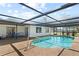 A screened in private pool surrounded by a nice patio area, perfect for relaxation and entertainment at 2008 41St W St, Bradenton, FL 34205