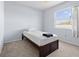 Bedroom with a single bed, blue walls, and a window with natural light at 330 Brandy Wine Dr # 330, Largo, FL 33771