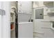 Convenient laundry area with stacked washer and dryer at 330 Brandy Wine Dr # 330, Largo, FL 33771