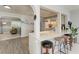 Open-concept kitchen with a view of the living area at 3381 Conway Blvd, Port Charlotte, FL 33952