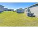 Spacious backyard featuring well-maintained lawn, providing ample room for outdoor activities and relaxation at 37530 Corey Lewis Ave, Zephyrhills, FL 33541