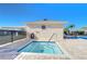 Community spa tub and pool rules sign with brick pavers at 37530 Corey Lewis Ave, Zephyrhills, FL 33541