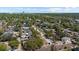 Wide aerial shot of a quaint neighborhood close to downtown St. Pete at 4750 Burlington N Ave, St Petersburg, FL 33713